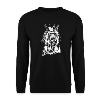 Wäller Krone Chiens Chiens Wilsigns - Sweat-shirt Unisexe - noir - Devant - Alina (178cm) & Michal (187cm)