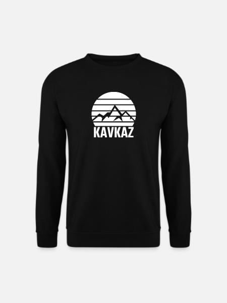 Kavkaz Kaukasus Chechnya Dagestan Geschenkidee - Unisex Pullover - Schwarz