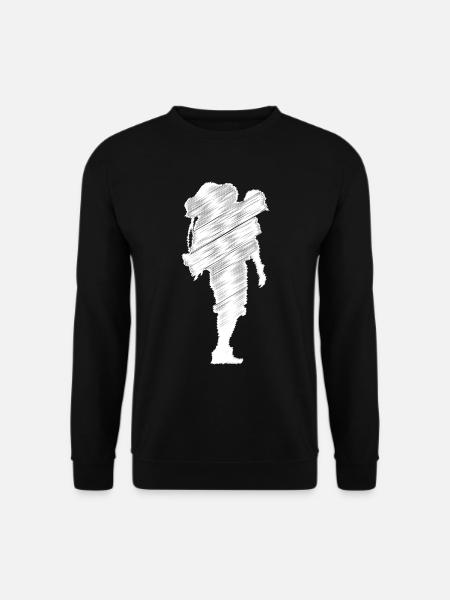 Hikers - (3) - Unisex Sweatshirt - black
