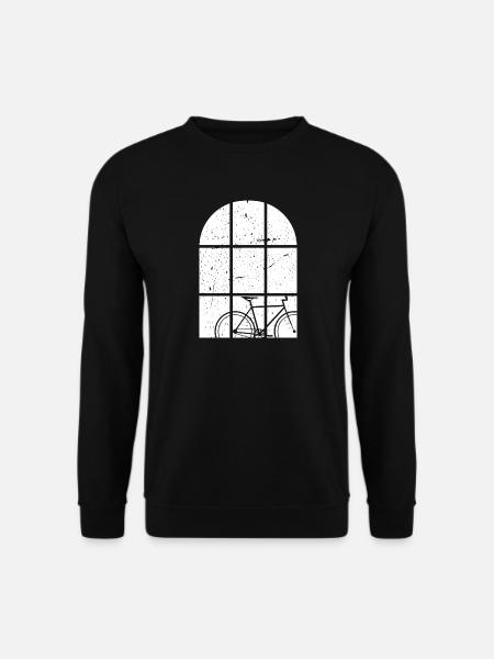 Bicycle at the window - Unisex Sweatshirt - black