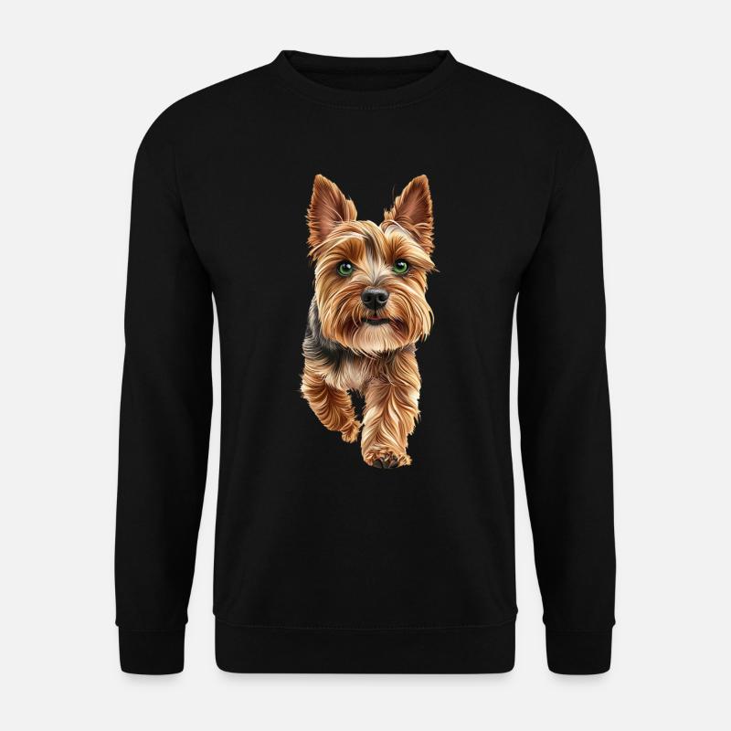 Yorkshire Terrier - Unisex Pullover - Schwarz
