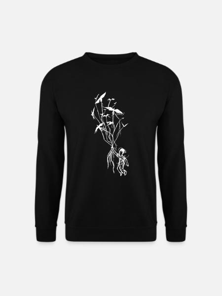 Children's dream with ravens - Unisex Sweatshirt - black