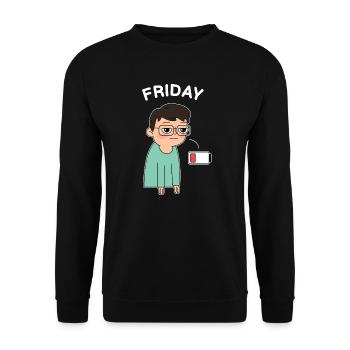 Fil-Am Friday Design pour les fiers Pinoys - Sweat-shirt Unisexe - noir - Devant - Alina (178cm) & Michal (187cm)
