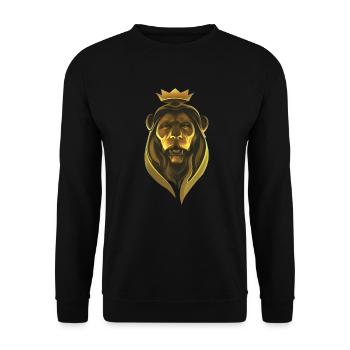 Lion King - Unisex Pullover - Schwarz - Vorne - Alina (178cm) & Michal (187cm)