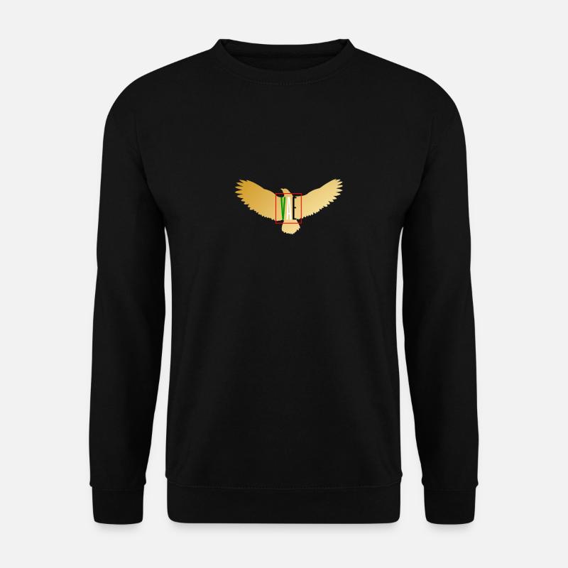 VAE - Vereinigte Arabische Emirate - Gold Adler - Unisex Pullover - Schwarz