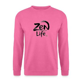 Zen Life - Sweat-shirt Unisexe - rose - Devant