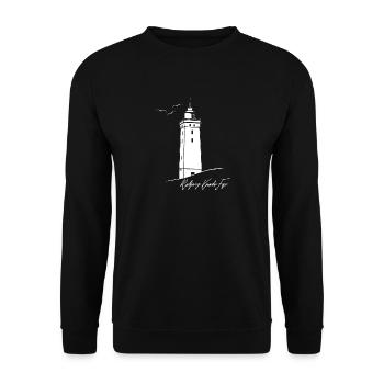Danemark Tourisme Rubjerg Knude Lighthouse - Sweat-shirt Unisexe - noir - Devant - Alina (178cm) & Michal (187cm)