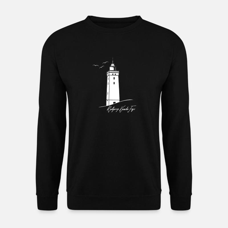 Dänemark Rubjerg Knude Leuchtturm Urlaub - Unisex Pullover - Schwarz