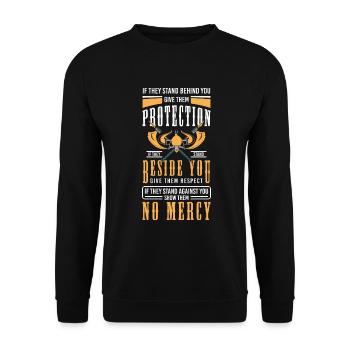 Thor Valhalla Mythologie - Unisex Pullover - Schwarz - Vorne - Alina (178cm) & Michal (187cm)