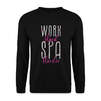 Spa Body Recovery Wellness Queen - Sweat-shirt Unisexe - noir - Devant - Alina (178cm) & Michal (187cm)