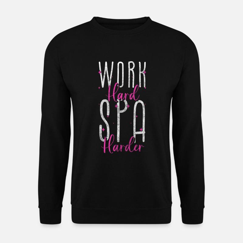 Spa Körper Erholung Wellness Queen - Unisex Pullover - Schwarz