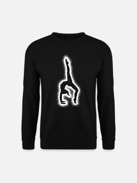 Turnerin Gymnastik Handstand Kinder Turnen Damen - Unisex Pullover - Schwarz