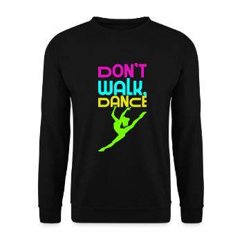 Gehen Sie nicht, Tanzen - Unisex Pullover - Schwarz - Vorne - Alina (178cm) & Michal (187cm)