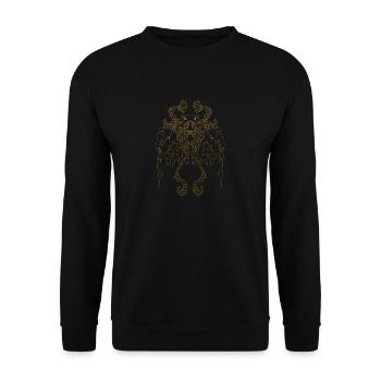 Cthulhu! - Unisex Sweatshirt - black - Front - Alina (178cm) & Michal (187cm)