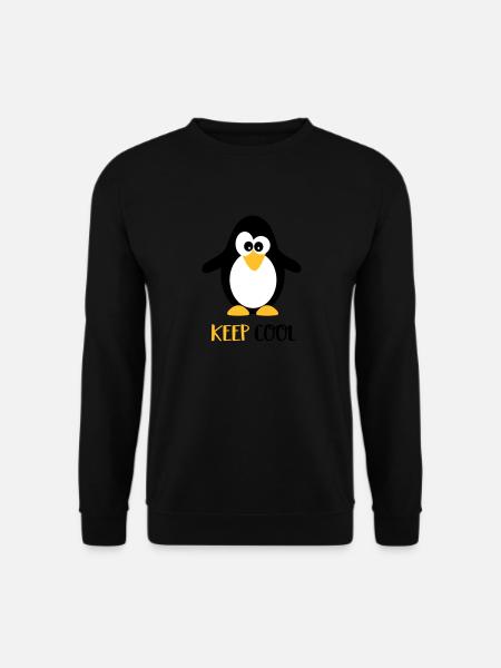 penguin - Unisex Sweatshirt - black