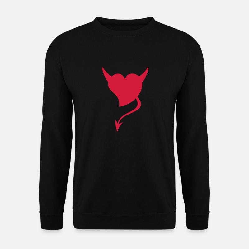 Devil Heart - Unisex Sweatshirt - black