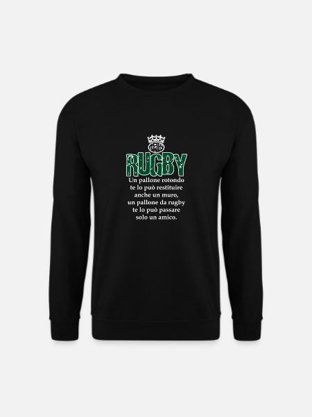 rugby - Felpa unisex - nero