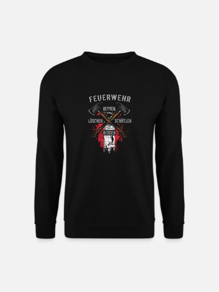 Retten Löschen Bergen Schützen - Unisex Pullover - Schwarz