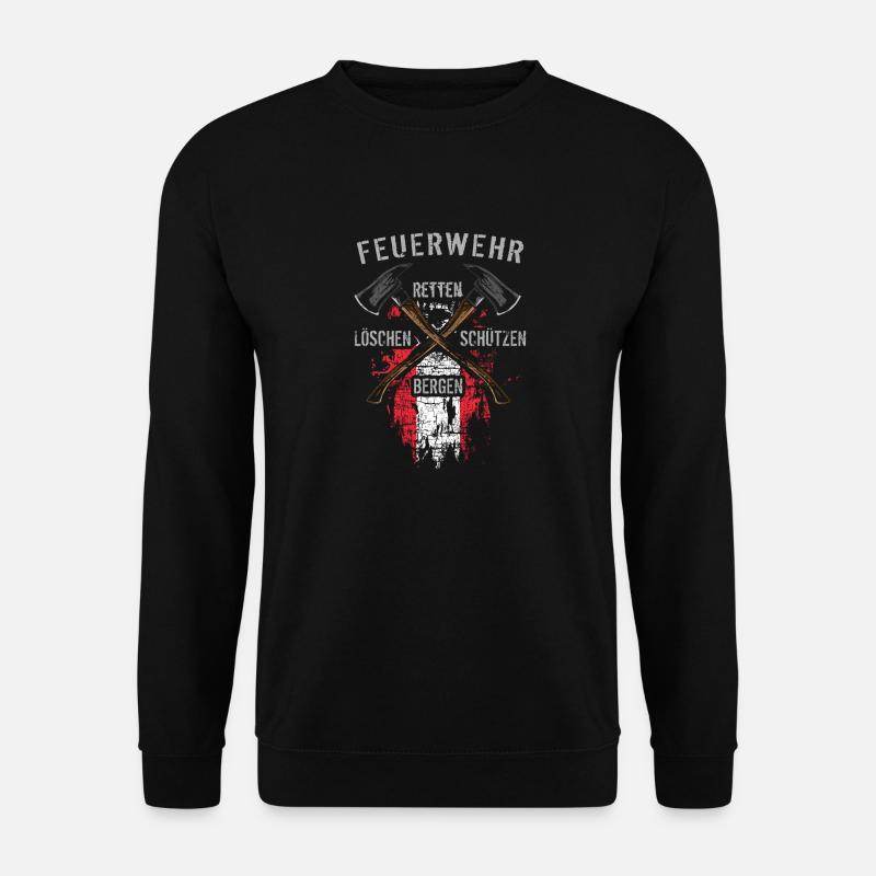 Retten Löschen Bergen Schützen - Unisex Pullover - Schwarz