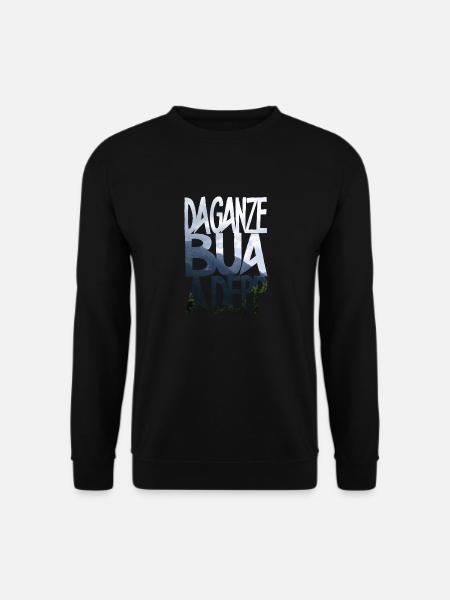da ganze bua a depp - far - Unisex Pullover - Schwarz