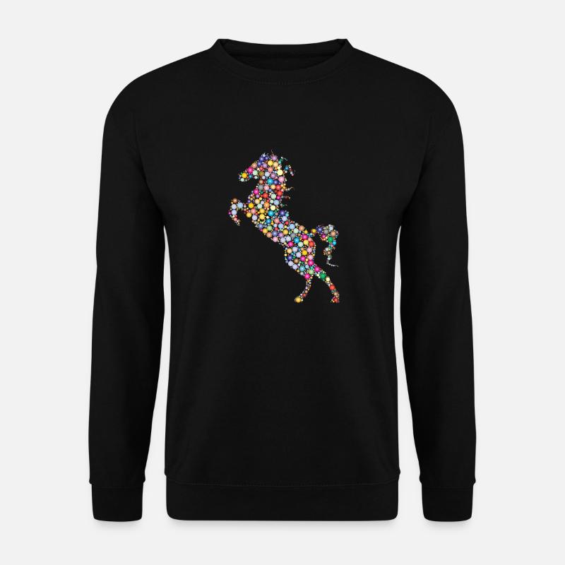 Pferd - Unisex Pullover - Schwarz