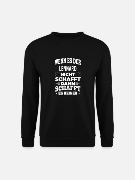 LENNARD - Unisex Pullover - Schwarz