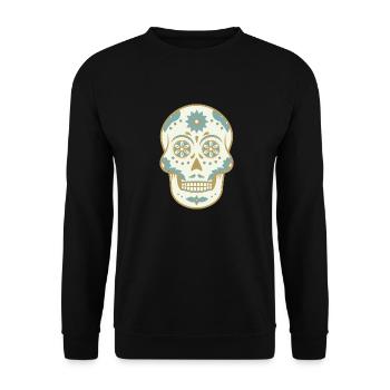 Totenkopf Mexiko - Sweat-shirt Unisexe - noir - Devant - Alina (178cm) & Michal (187cm)