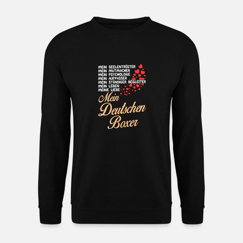 Deutschen-Boxer - Mein - Unisex Pullover - Schwarz