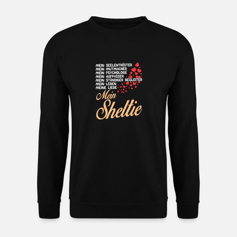 Sheltie - Mein - Unisex Pullover - Schwarz