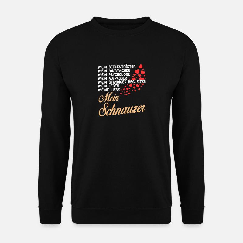 Schnauzer - Mein - Unisex Pullover - Schwarz
