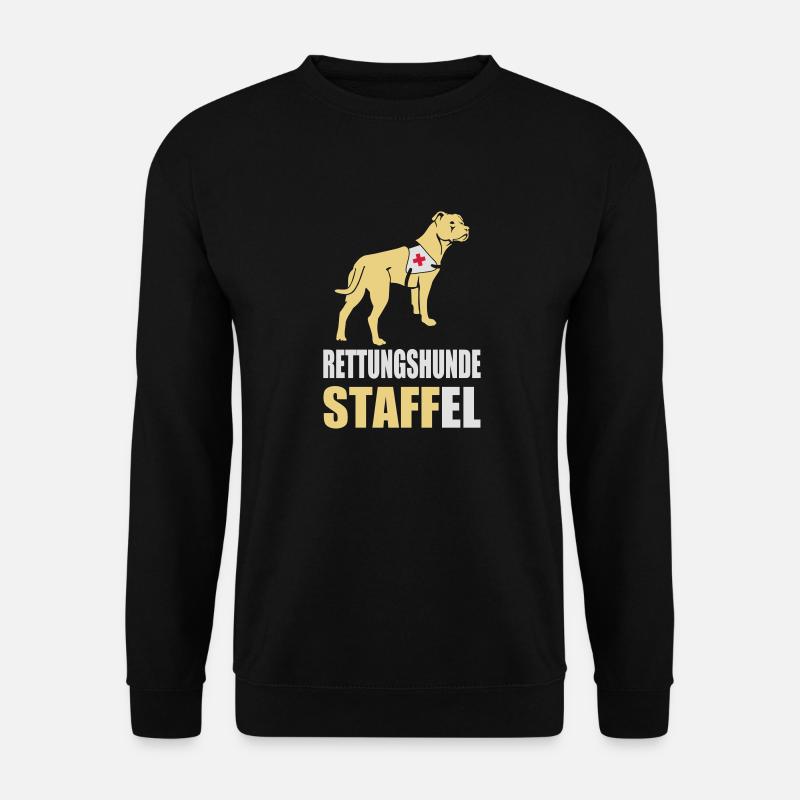 634 Rettungshunde STAFFel - Unisex Pullover - Schwarz