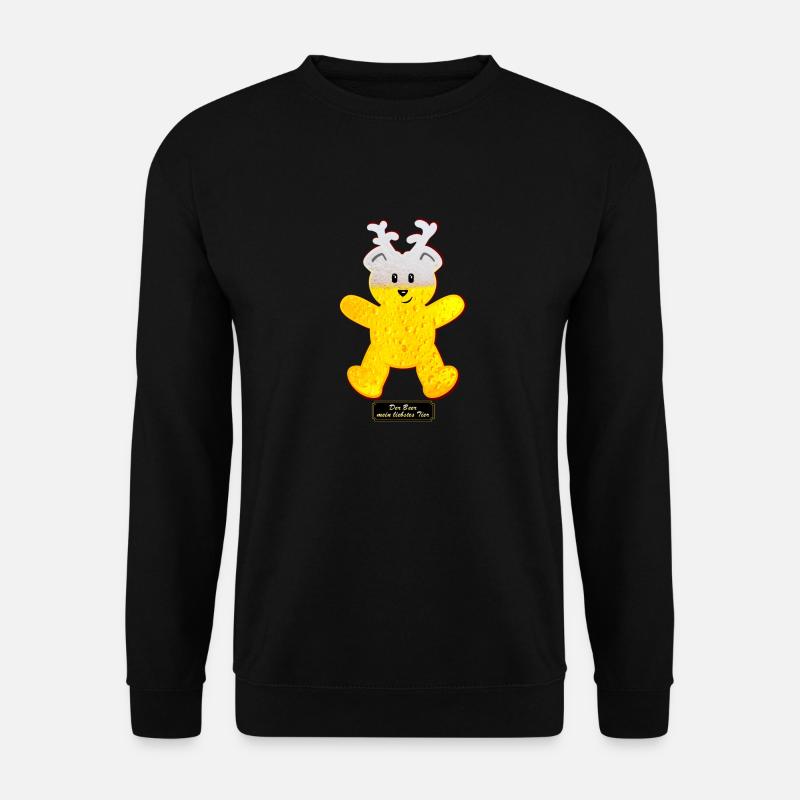 Der Beer / Beer Bär (DDP) - Unisex Sweatshirt - black