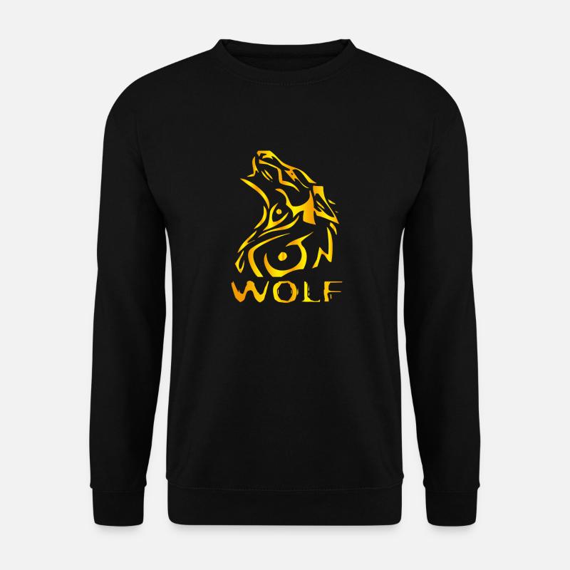 WOLF - WOLF - Unisex Sweatshirt - black