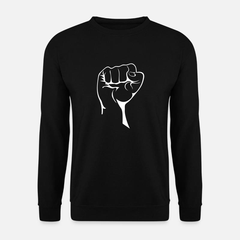 Geballte Faust - Unisex Pullover - Schwarz
