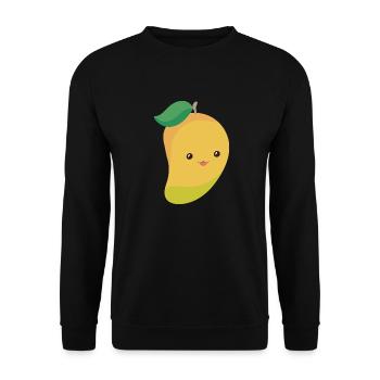 Mango - Unisex Pullover - Schwarz - Vorne - Alina (178cm) & Michal (187cm)
