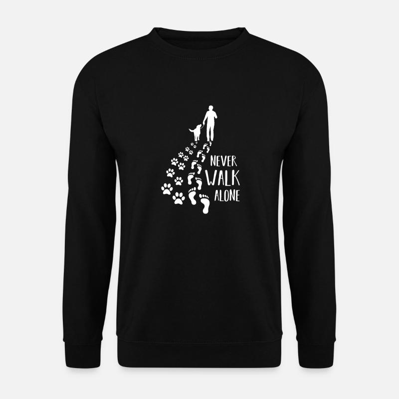 Never Walk Alone - Unisex Pullover - Schwarz