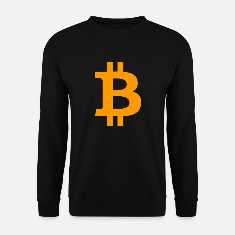 Logo symbole Bitcoin BTC - Sweat-shirt Unisexe - noir