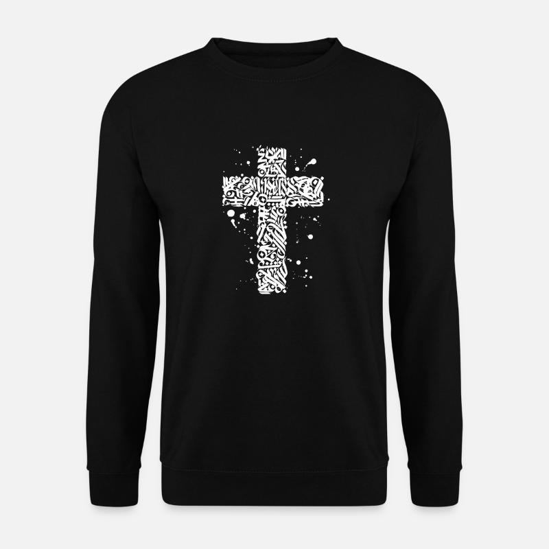 graffiti cross - Unisex Sweatshirt - black