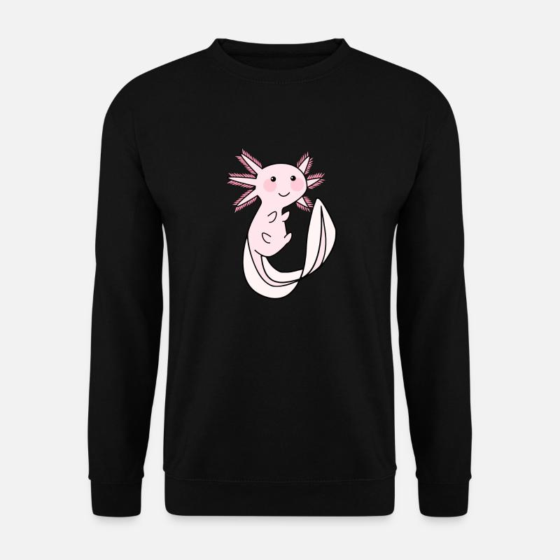 Axolotl Kawaii - Unisex Sweatshirt - black