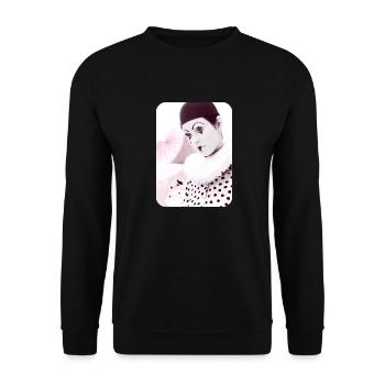 Sad Clown - Unisex Sweatshirt - black - Front - Alina (178cm) & Michal (187cm)