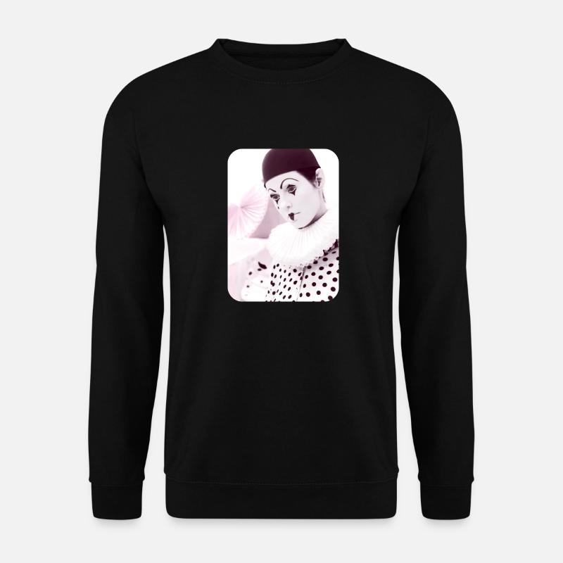Trauriger Clown - Unisex Pullover - Schwarz