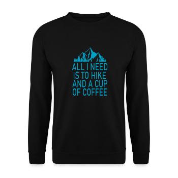 Bouldern Klettern Climbing - Unisex Pullover - Schwarz - Vorne - Alina (178cm) & Michal (187cm)