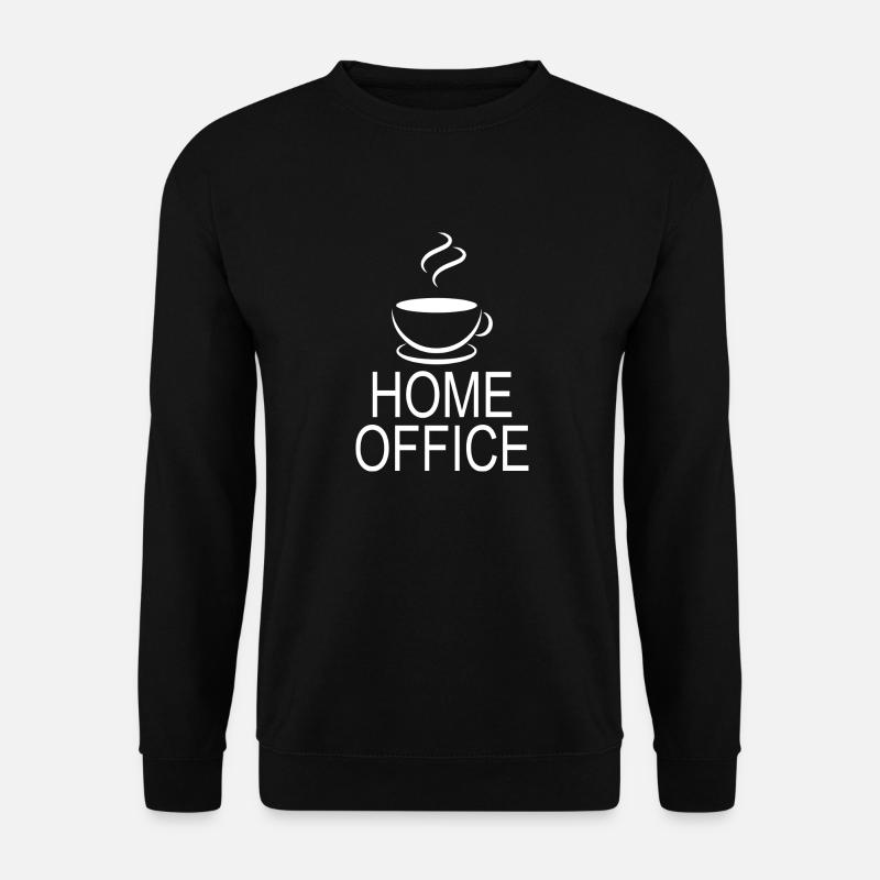 Travail de bureau à domicile - Sweat-shirt Unisexe - noir