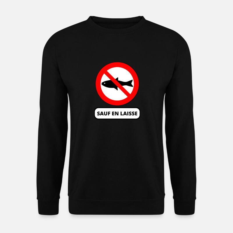 poisson interdit - Sweat-shirt Unisexe - noir