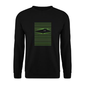 shadow rollet - Unisex Sweatshirt - black - Front - Alina (178cm) & Michal (187cm)