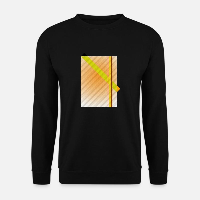 champ diagonal - Sweat-shirt Unisexe - noir