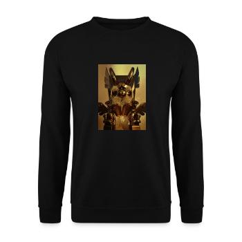 XList Golden Odin Viking God Special Edition - Unisex Sweatshirt - black - Front - Alina (178cm) & Michal (187cm)