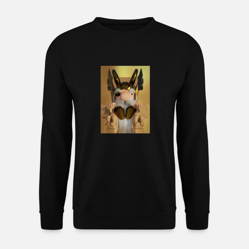 XList Wikingergott Odin - Unisex Pullover - Schwarz