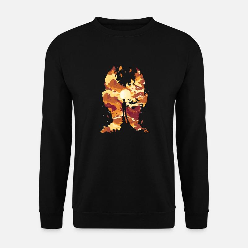 Man face - Unisex Sweatshirt - black