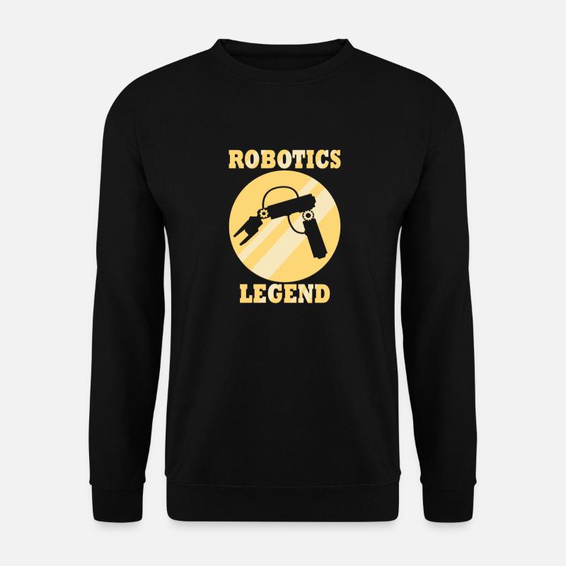 Robotic Funny Quote Engineering Mechanic - Unisex Sweatshirt - black